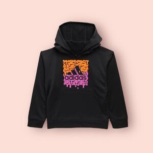 Adidas Slime Graphic Hoodie Sweatshirt Sz M 10/12 Boys